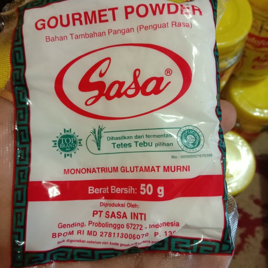 SASA Indonesia Gourmet Powder Pure Monosodium Glutamate 50gr [Uncle Roger’s MSG]