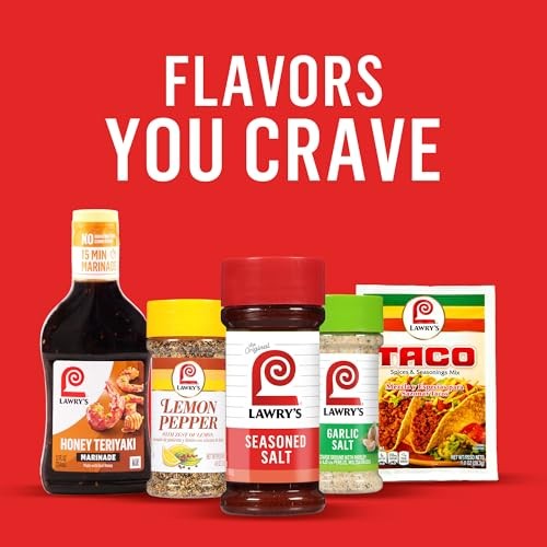 Lawry’s Casero Original Seasoned Salt Shaker, 16 Ounce (Pack of 1), Red color