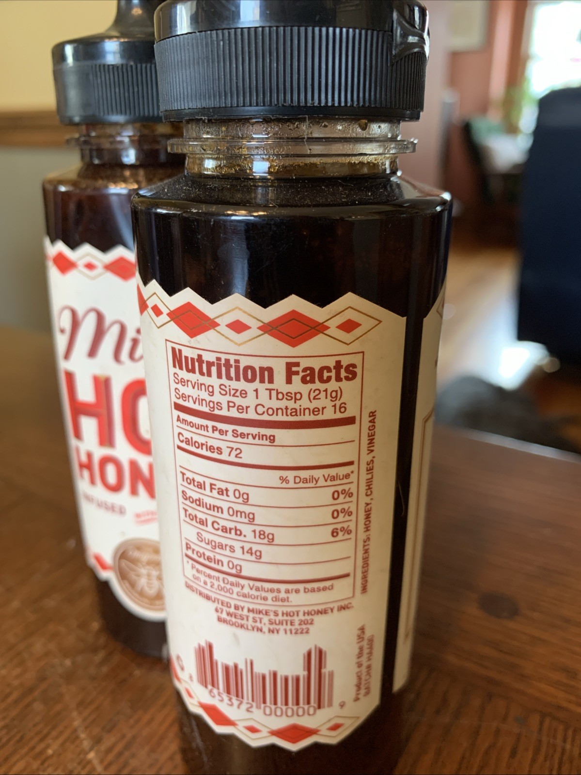 Mike’s @ Mike’s HOT HONEY @Honey & Chili Peppers @ 2x 340g/12oz (Pack Of 2)
