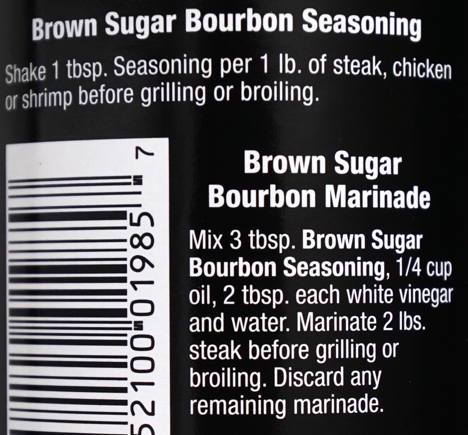 McCormick Grill Mates Brown Sugar Bourbon Naturally-Flavored Seasoning 9.5 Ounce