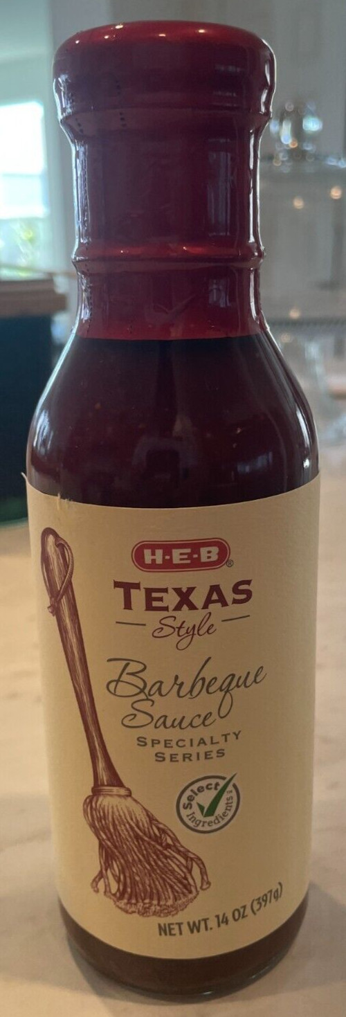1x Pack H-E-B HEB Barbeque Sauce Specialty Series, Texas Style 14 Oz