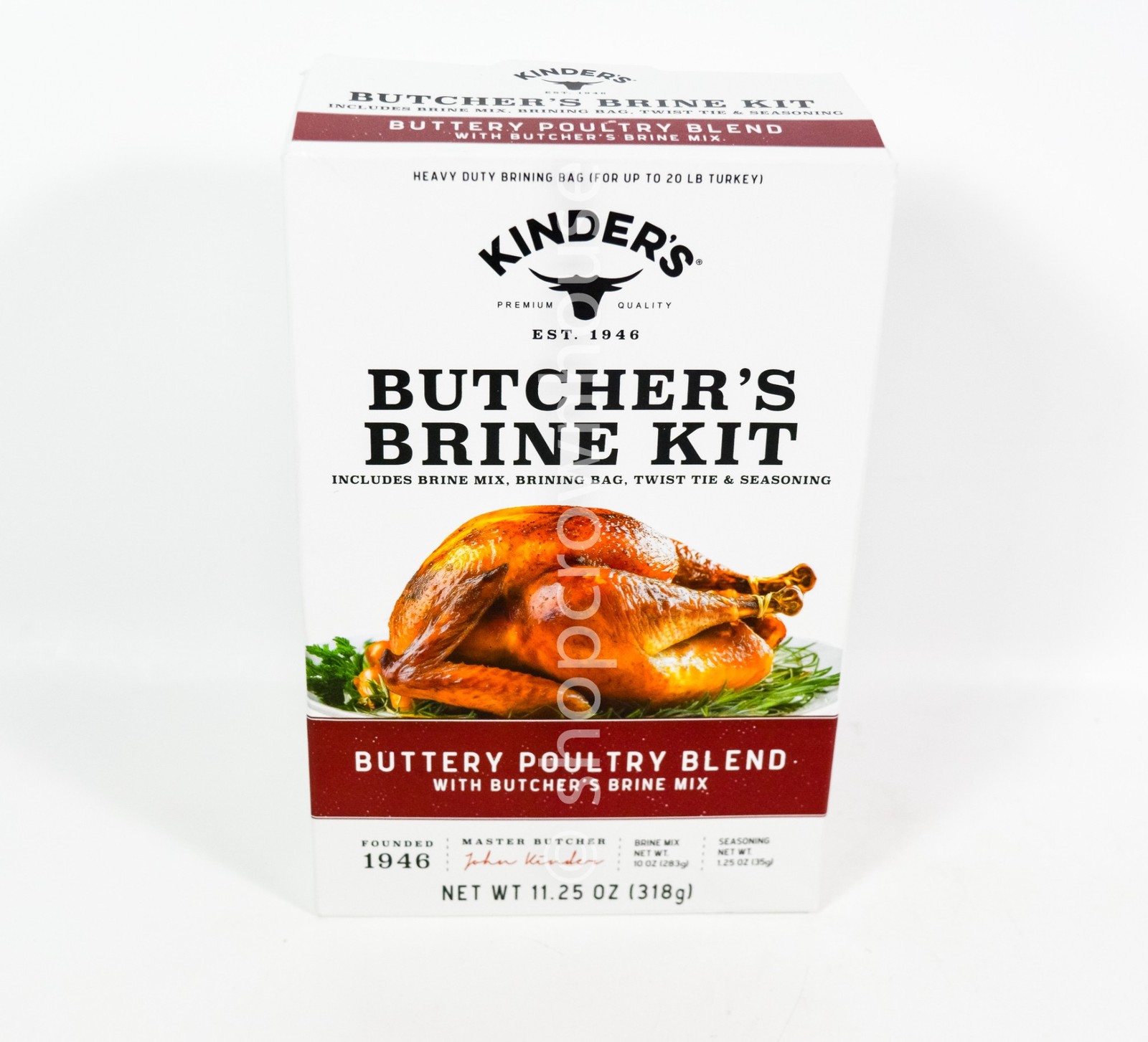 2 Kinder’s Butcher’s Organic Poultry Brine & Rub Kit 11.2oz box 09/18/2027