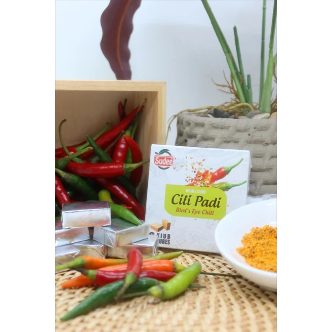 SUDEE Kiub Cili Padi / Bird’s Eye Chilli Cube [54g]