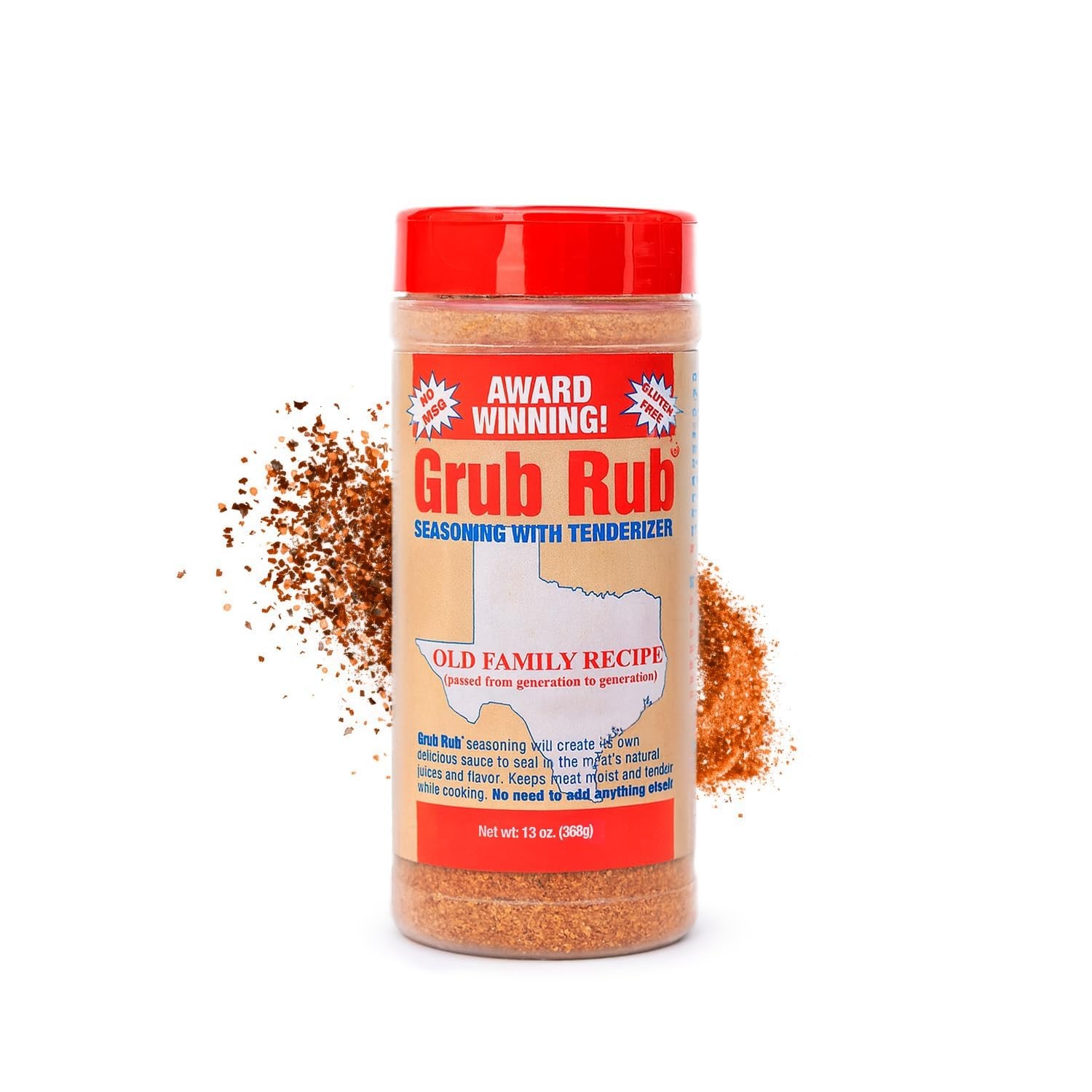 Grub Rub BBQ Blend – Award-Winning Seasoning Family 13 Ounce (Pack of 1)