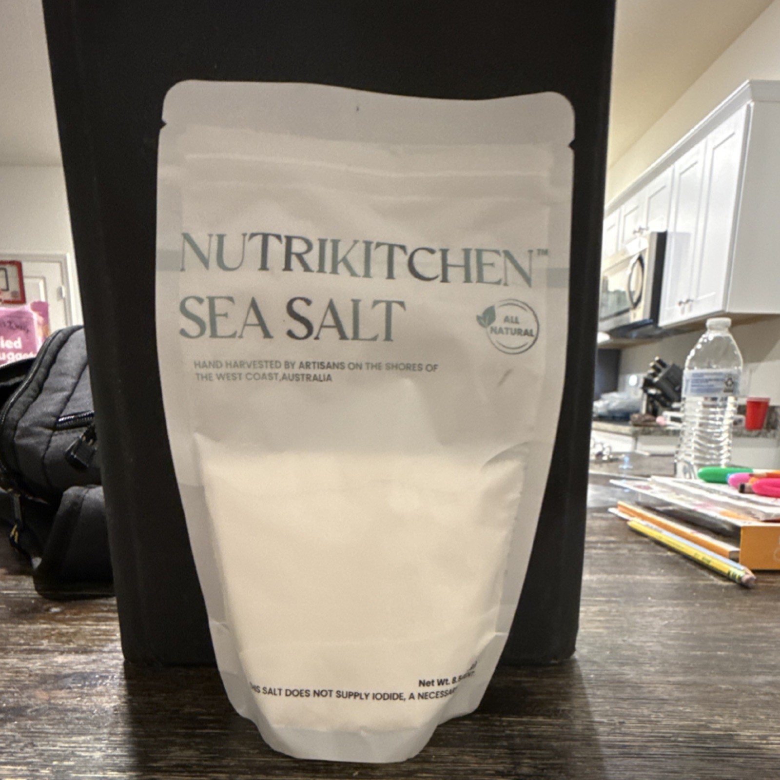 Nutrikitchen Sea Salt Fine Grind All Natural Australian 8.8 oz (250g)