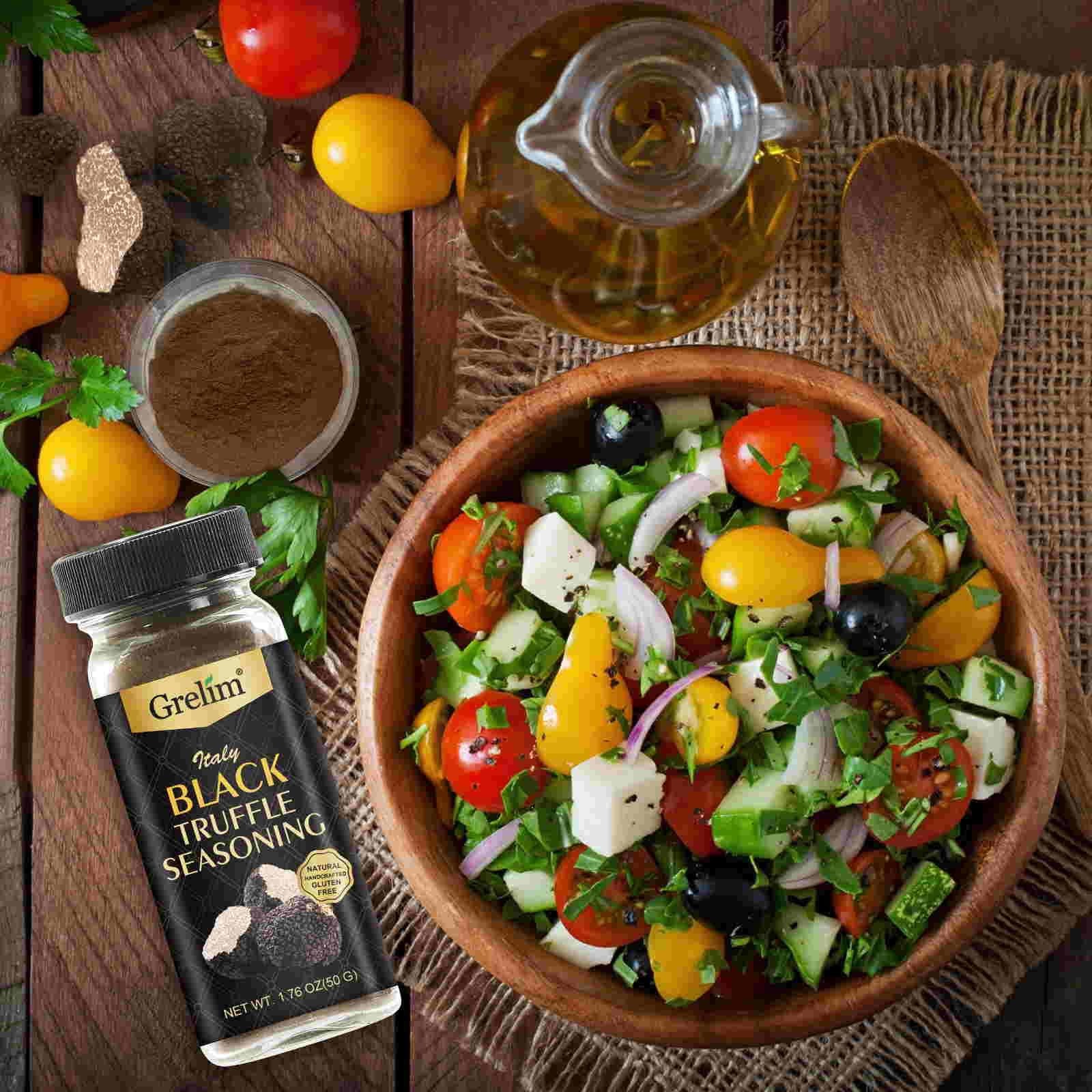 GRELIM Premium Truffle Seasoning, New Season Black 1.76 Ounce (Pack of 1)