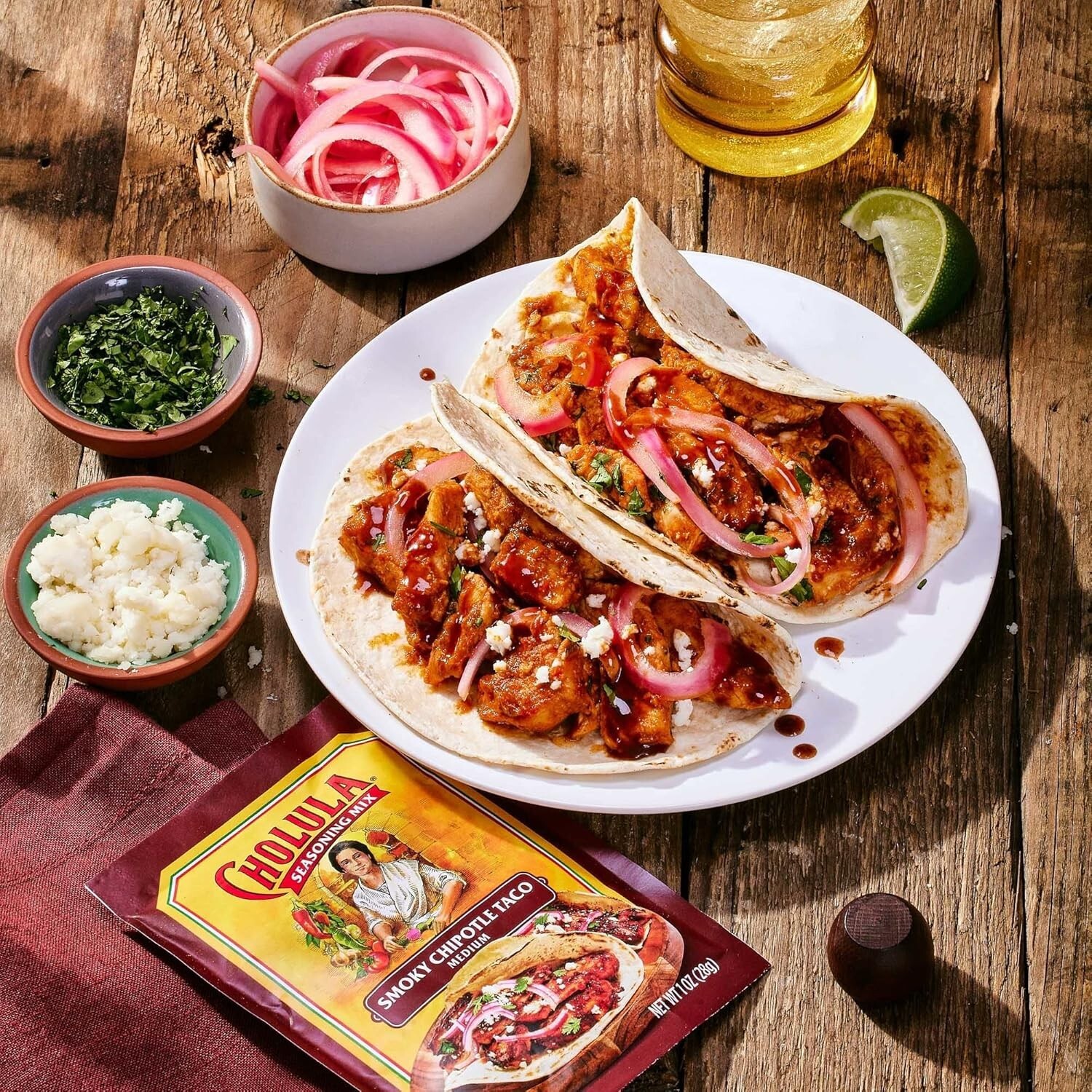 Cholula Smoky Chipotle Taco Seasoning Mix, 1 oz (Pack of 1 Ounce 12)