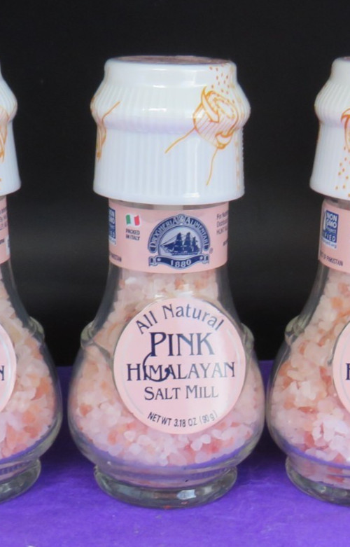 Drogeheria Alimentri Pink Himalayan Salt Mill, 3.18 oz (90 g) Packed In Italy