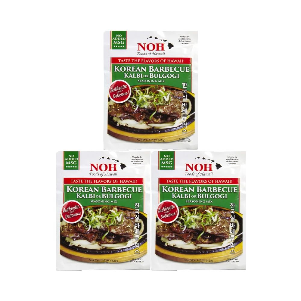 NOH Foods of Hawaii four serving seasoning packets 1.5 oz Pack of 3 Taste the…