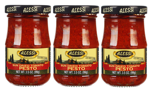 Alessi Sun Dried Tomato Pesto Sauce 3 Pack