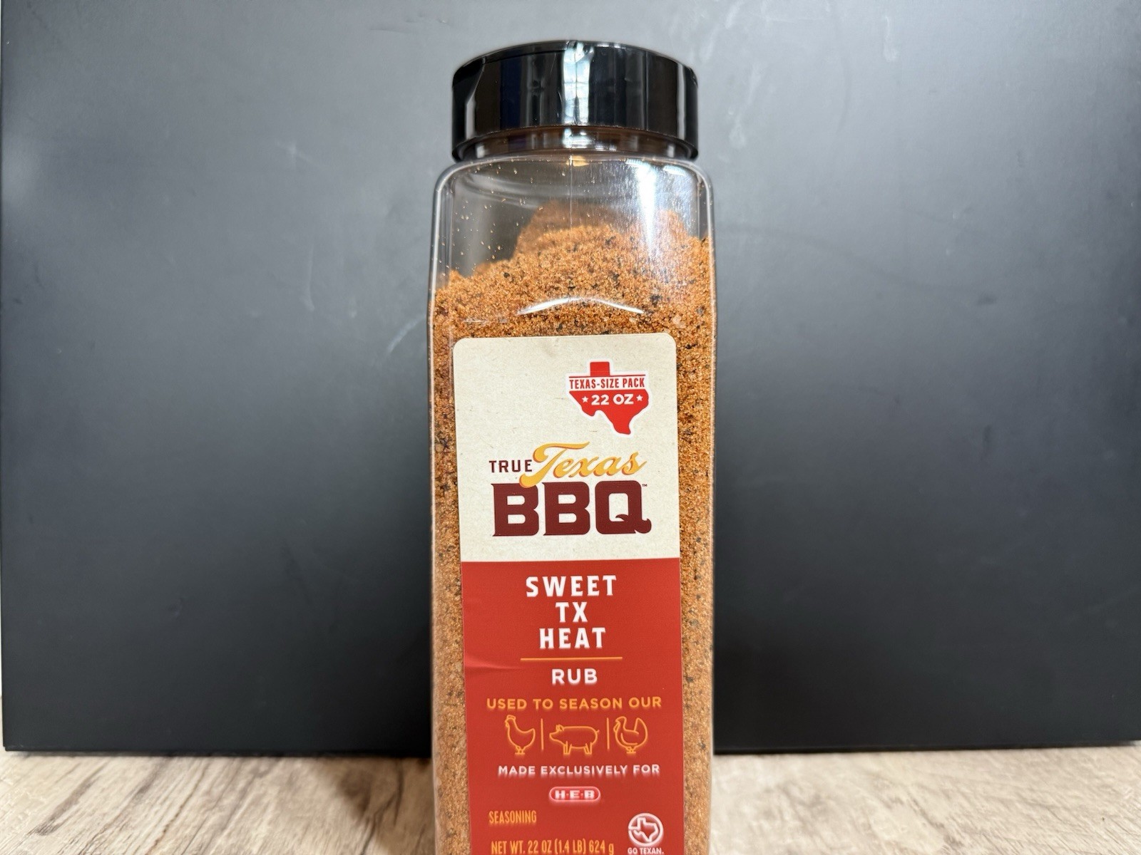 BBQ Seasoning – H‑E‑B Texas Originals Sweet TX Heat – Texas-Size Pack 22oz
