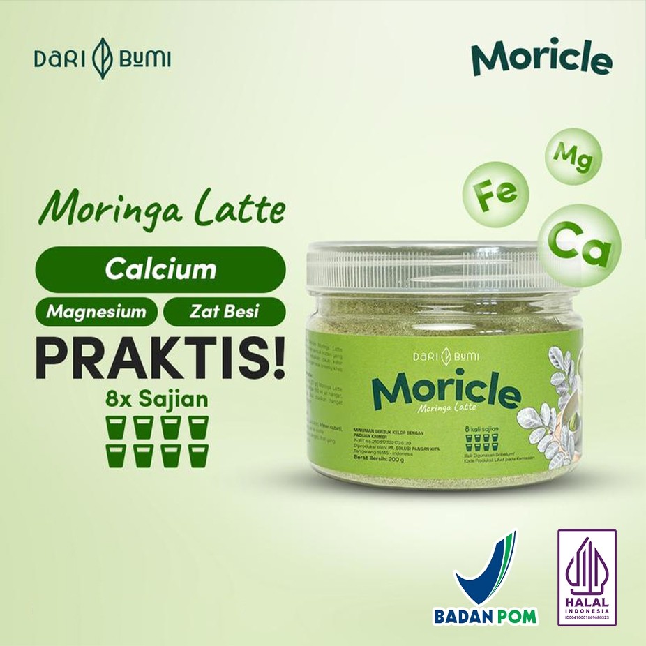 Moringa Latte Powder 200g | Instant Creamy Drink Mix