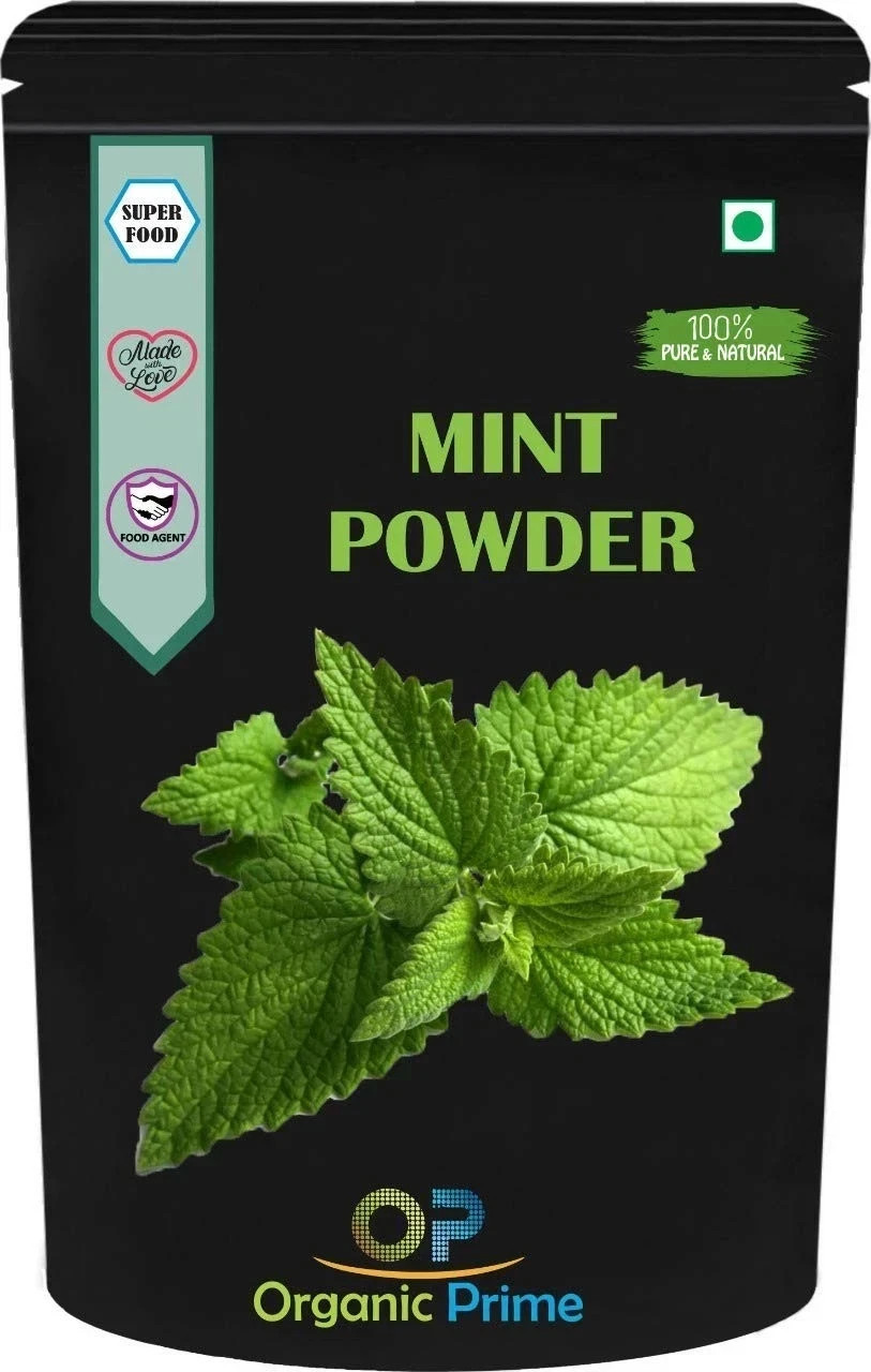 Organic Prime Mint Powder Pure Natural Dried Pudina Herb Cooking Spice Seasoning