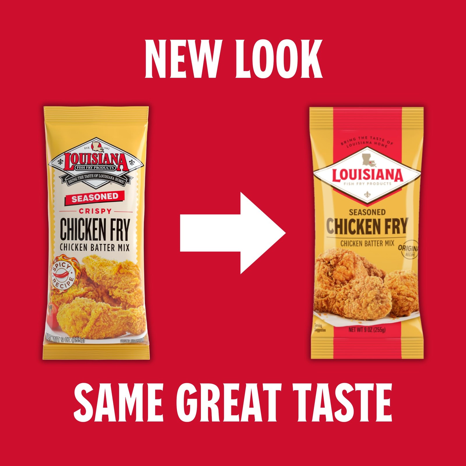 Louisiana Fish Fry Chicken Batter Mix 9 Oz Perfect For Crispy Fried Chicken