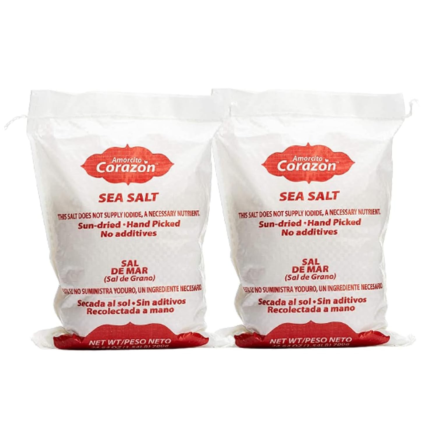 – Coarse Sea Salt – Natural Salt from Mexico – 2-Pack (24.64 oz, 700 g Each) …