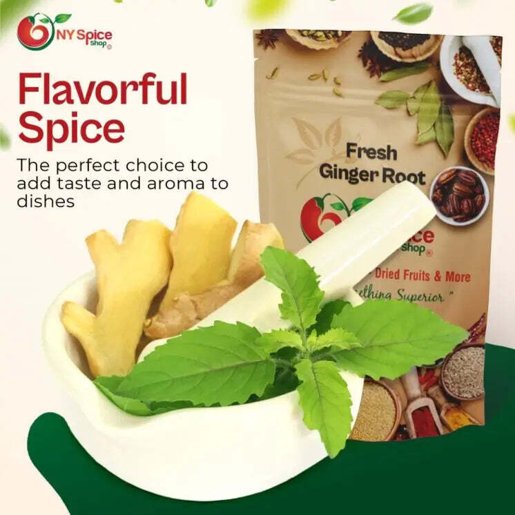 Fresh Wild None GMO – Ginger Root – Item Weight 8oz-5lb
