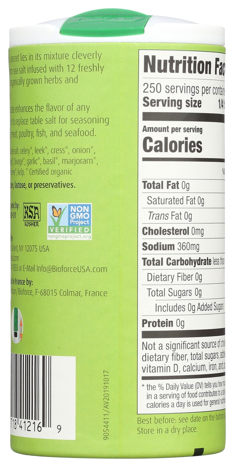 8.8 Ounce Seasoning Bottle 250 Servings Perfect for Cooking and Flavoring