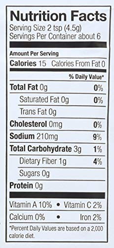 Mild Chili Seasoning Mix 1 Ounce Organic Non Irradiated Kosher Flavor Booster