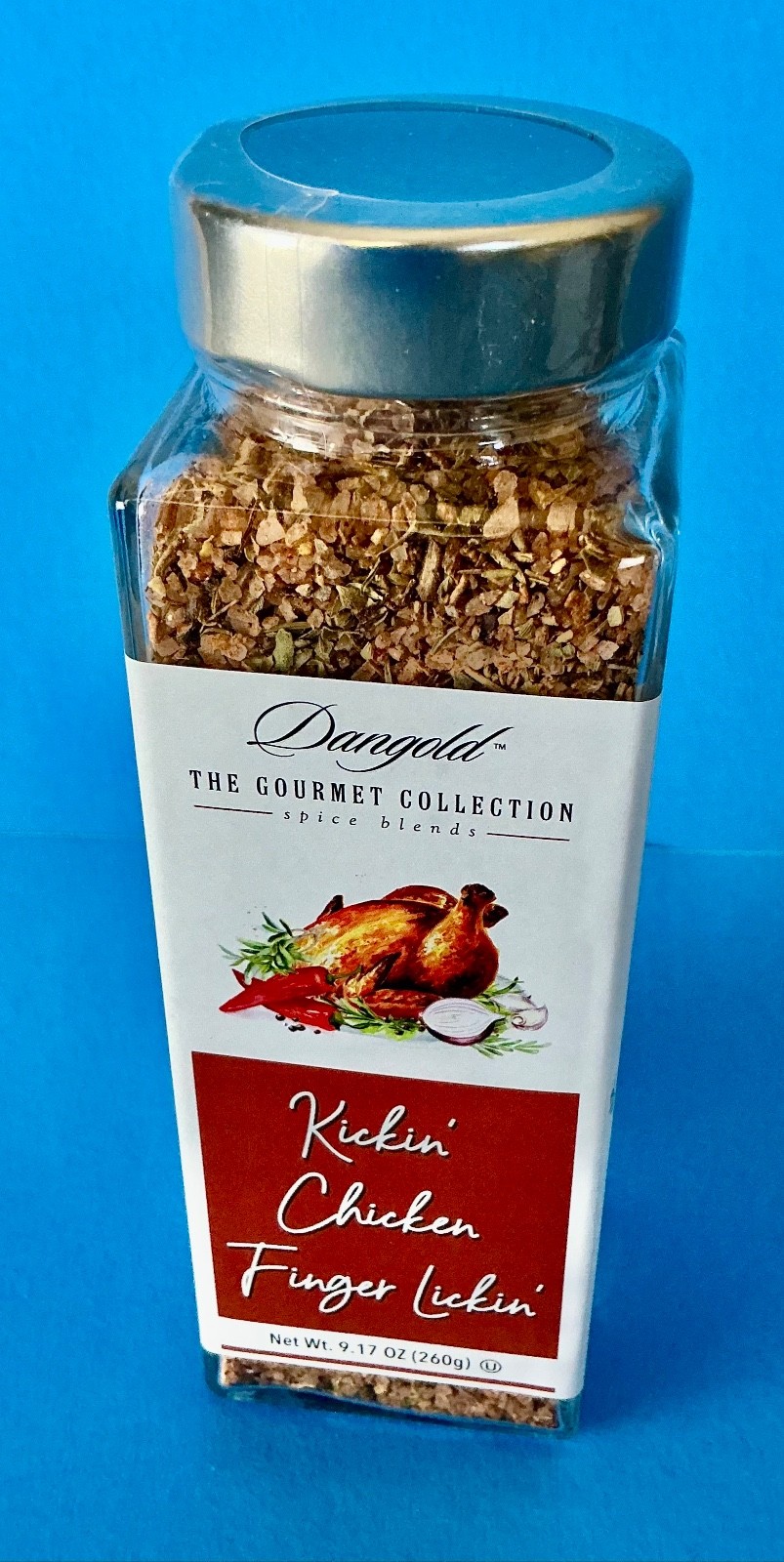 DANGOLD THE GOURMET COLLECTION KICKIN CHICKEN FINGER LICKIN SPICE BLEND 9.17 OZ
