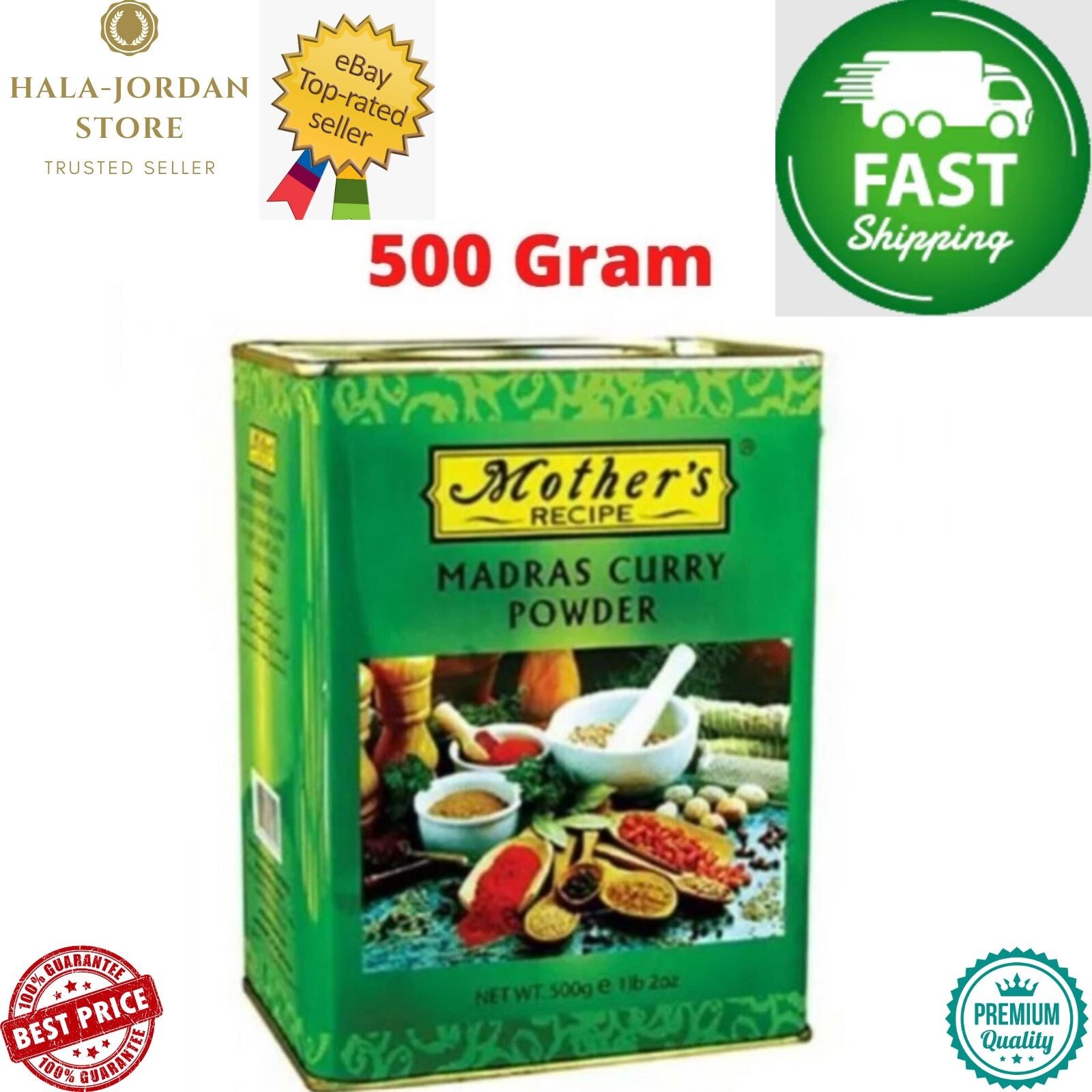 1 Pack X Mother’s Recipe Madras Carry Powder (500 Gram) ⭐FAST SHIPPING⭐