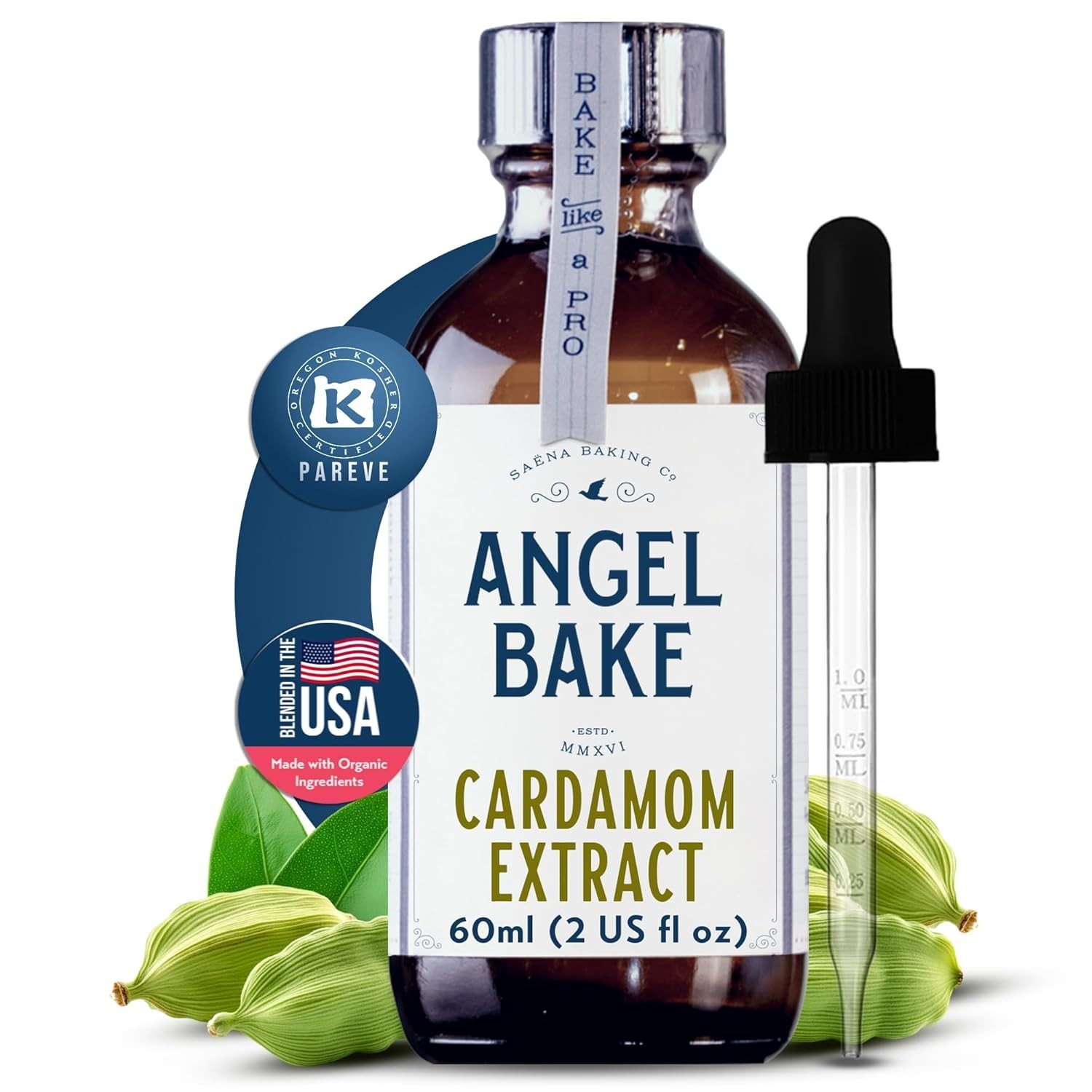 Pure Cardamom Extract for Baking and Mixology – 100 Servings Natural Flavori…