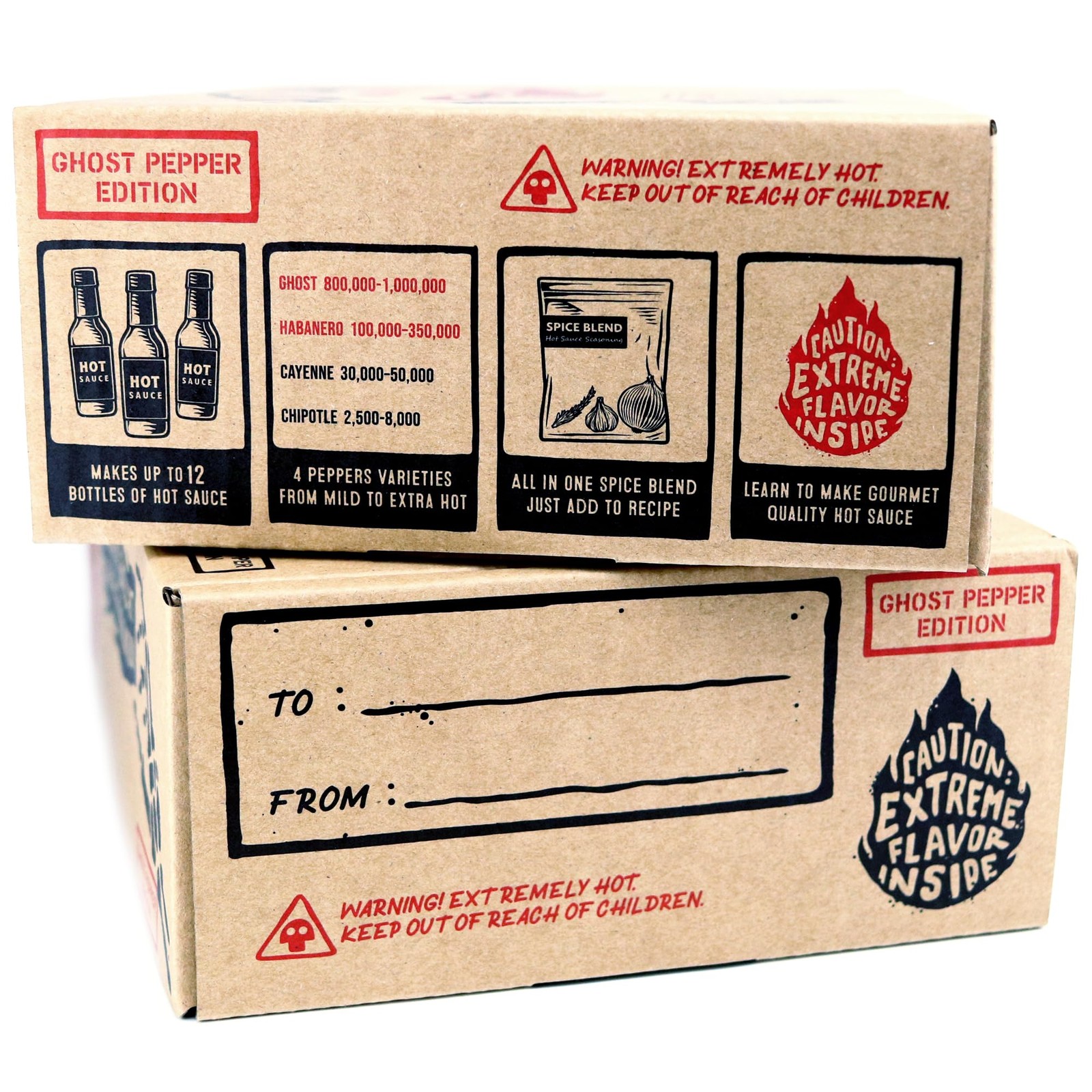 Deluxe Hot Sauce Making Kit, Ghost Pepper Edition, 36 Ounce (Pack of 1)