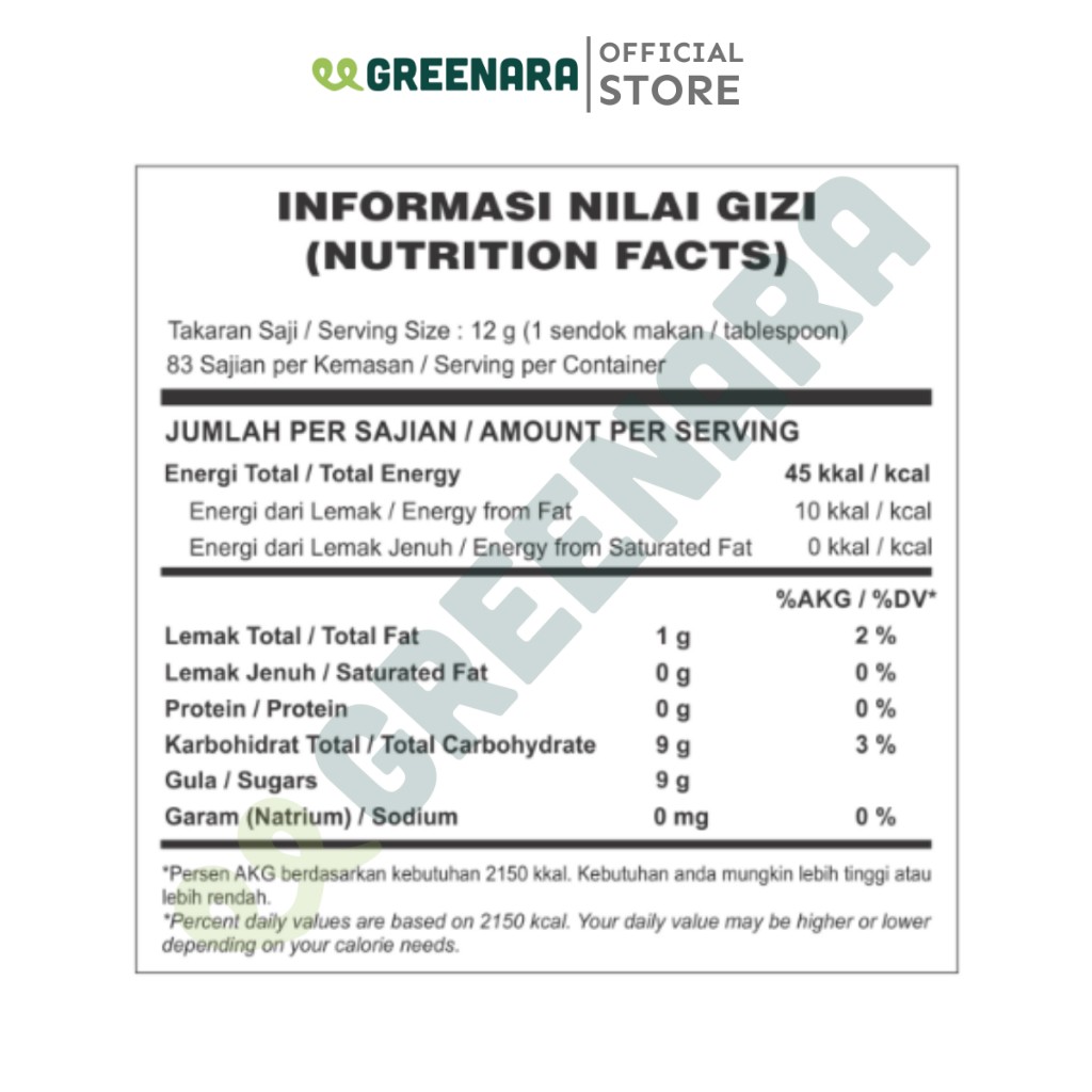 Coconut Sugar 1kg, Natural Palm Sweetener, Fine Granules for Baking