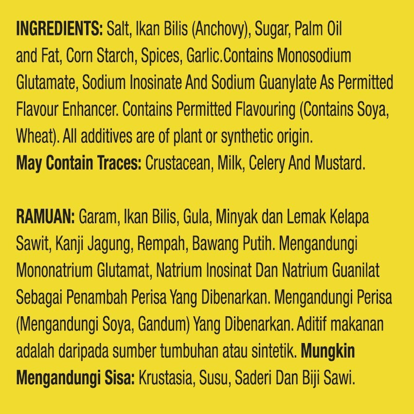 Real Anchovies Maggi Ikan Bilis Stock Upgrade Taste Dishes from 2 Packs 12 Cubes