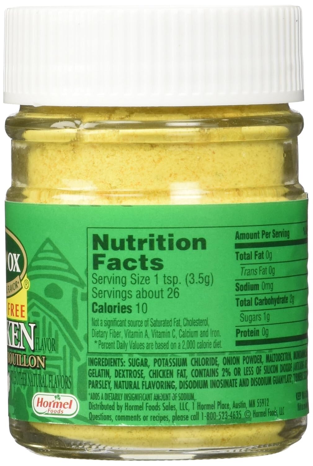 Herb Ox Sodium-Free Chicken Granulated Bouillon, 3.3 Ounce (Pack of 12)