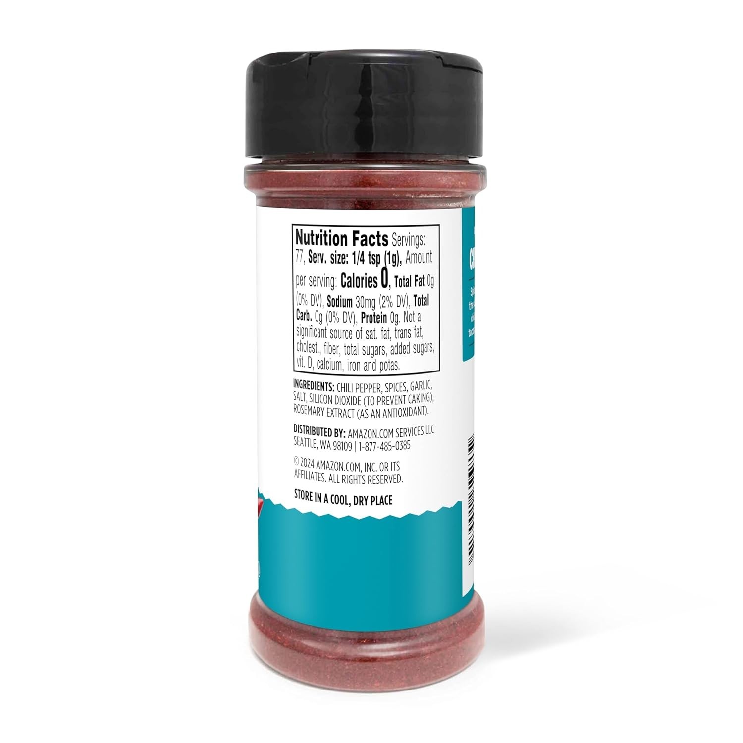 Chili Powder 2.75 Oz Pre-packaged Bottle for Cooking, Kosher Certified