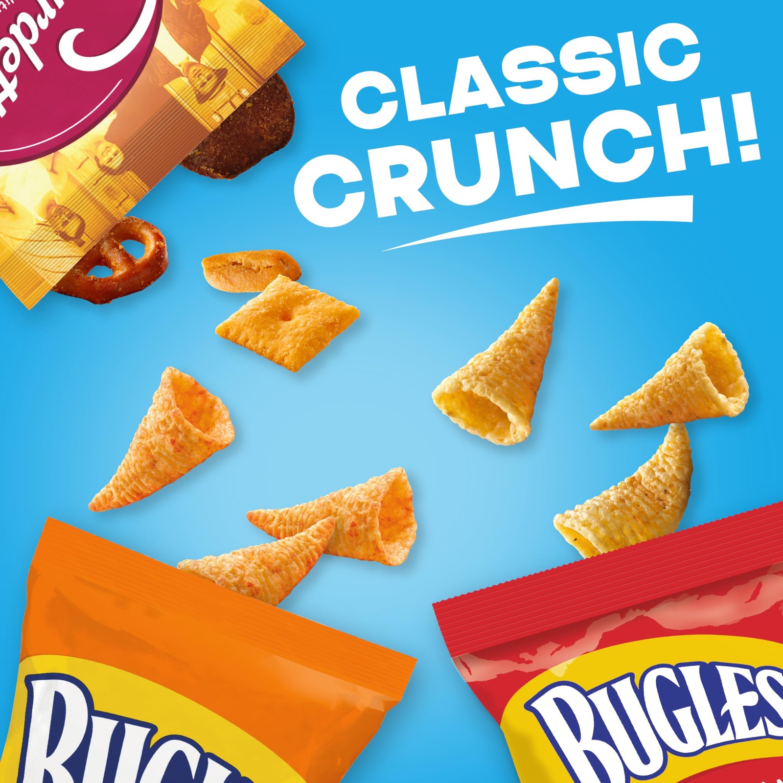 Classic Mix Snack Variety Pack, Bugles Original and 28 Ounce (Pack of 1)