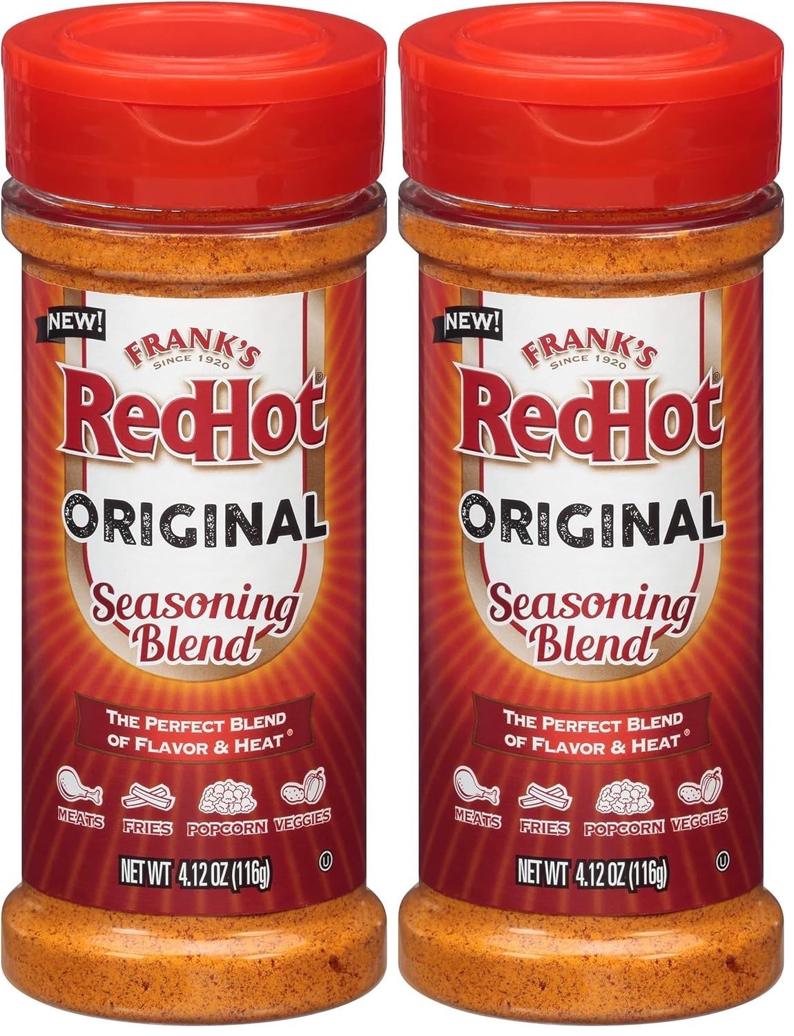 Frank’s RedHot Seasoning Blend, 4.12 oz – Pack of 2 for Flavor Boost