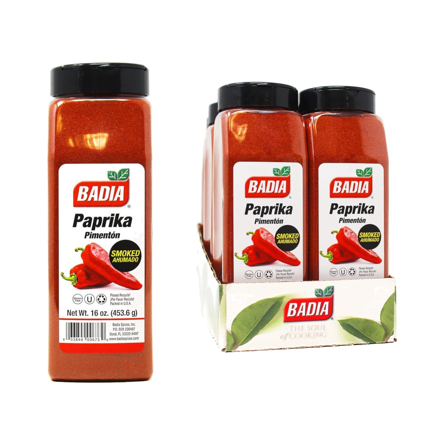 Gourmet Smoked Paprika Jar Set, 96oz – 6 Pack