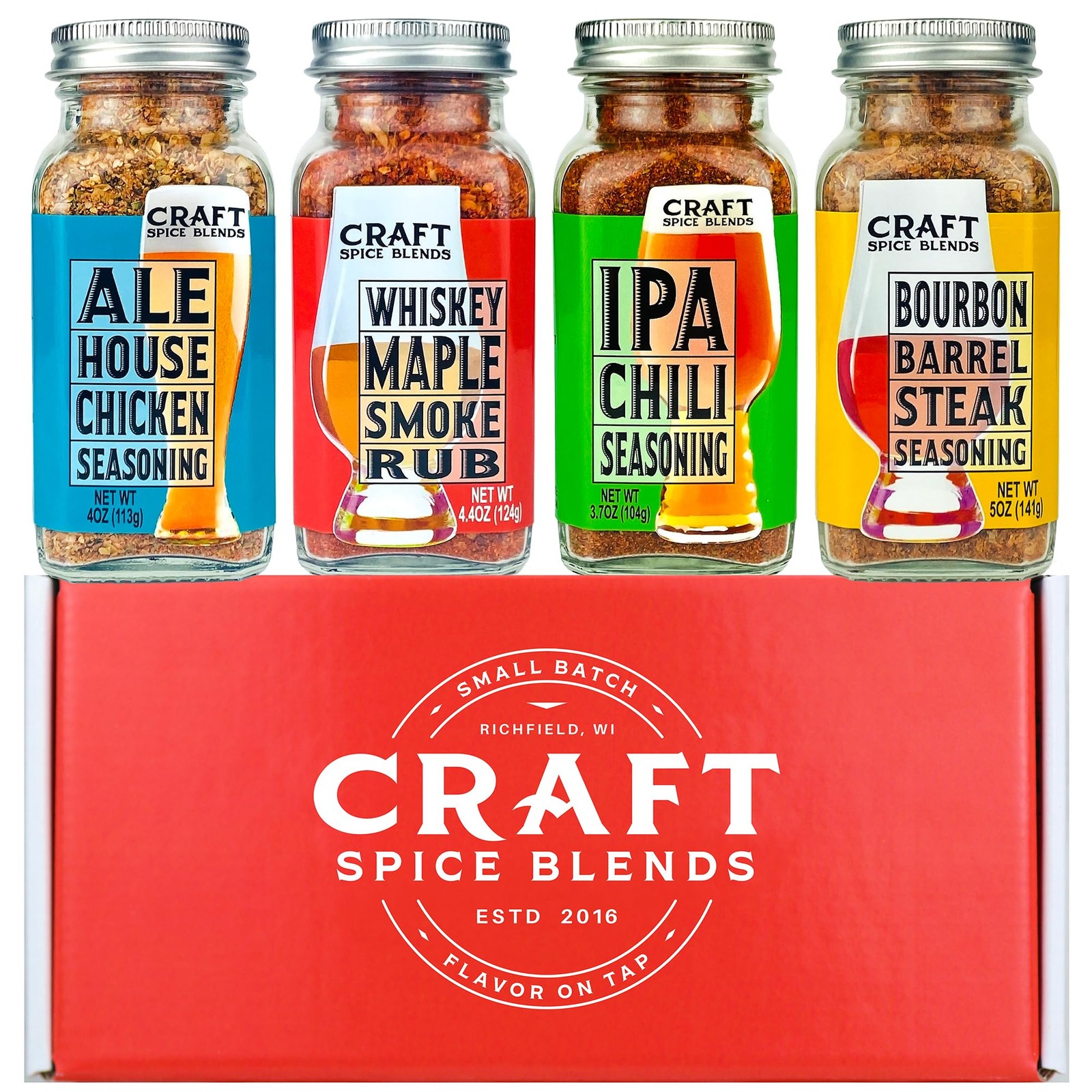 Craft Spice Blends Grilling Seasoning & Rub 4Pack Gift Set Top Shelf Spices …