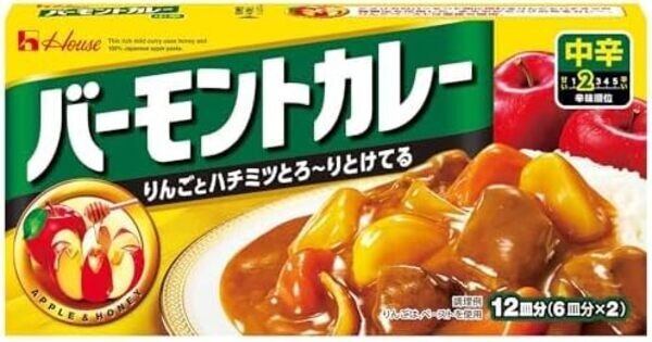 House Vermont Curry Medium Spicy 230g (12 servings) x 5 pieces