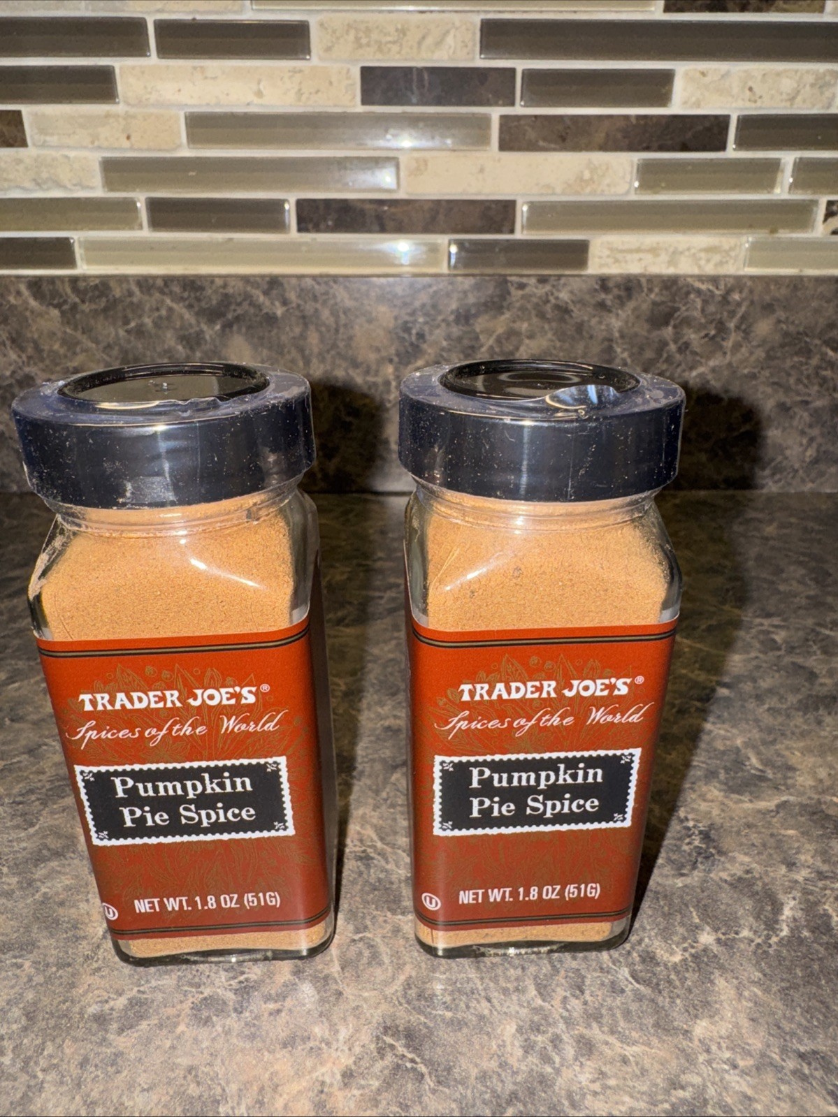 2 Pack Trader Joe’s Pumpkin Pie Spice 3.6 oz. (1.8 x 2) Seasonal LIMITED