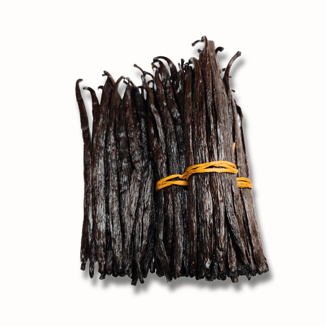 Ugandan Vanilla Beans Grade A – Premium Gourmet, 6-7″ Plump Beans – By Count