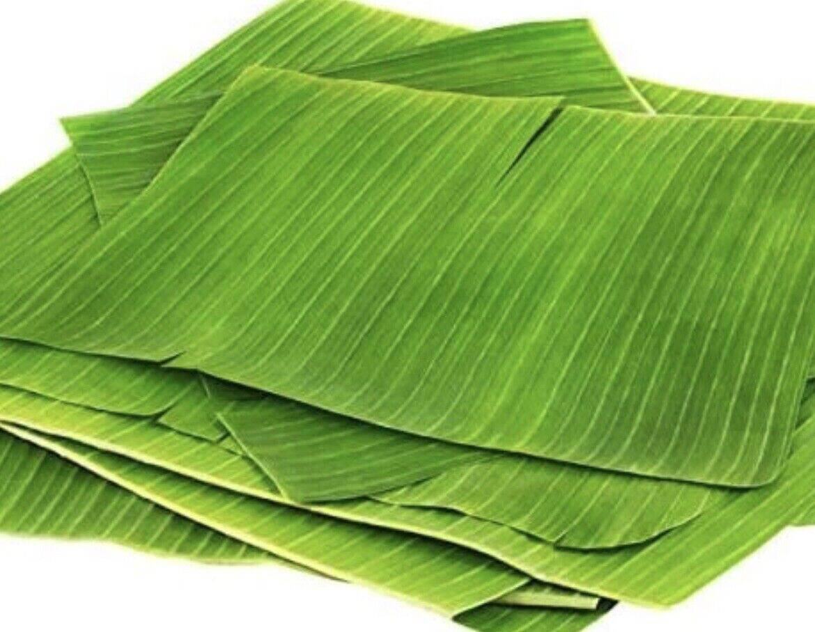Fresh Green Banana Leaves 2 Lbs.