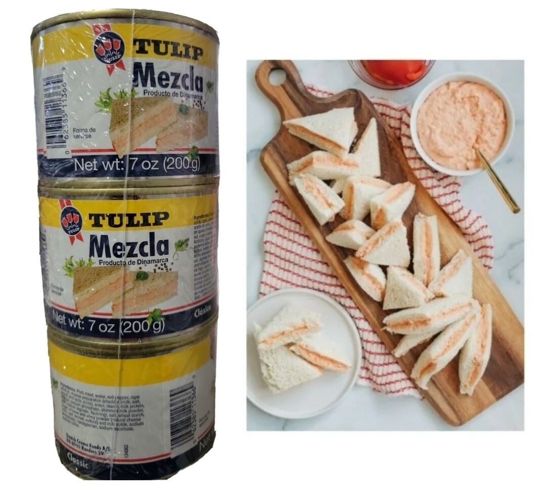 Tulip Clasic Sandwich Spiced Jam Mix Spread with Jamonilla Mescla 3 Pks of 7oz.