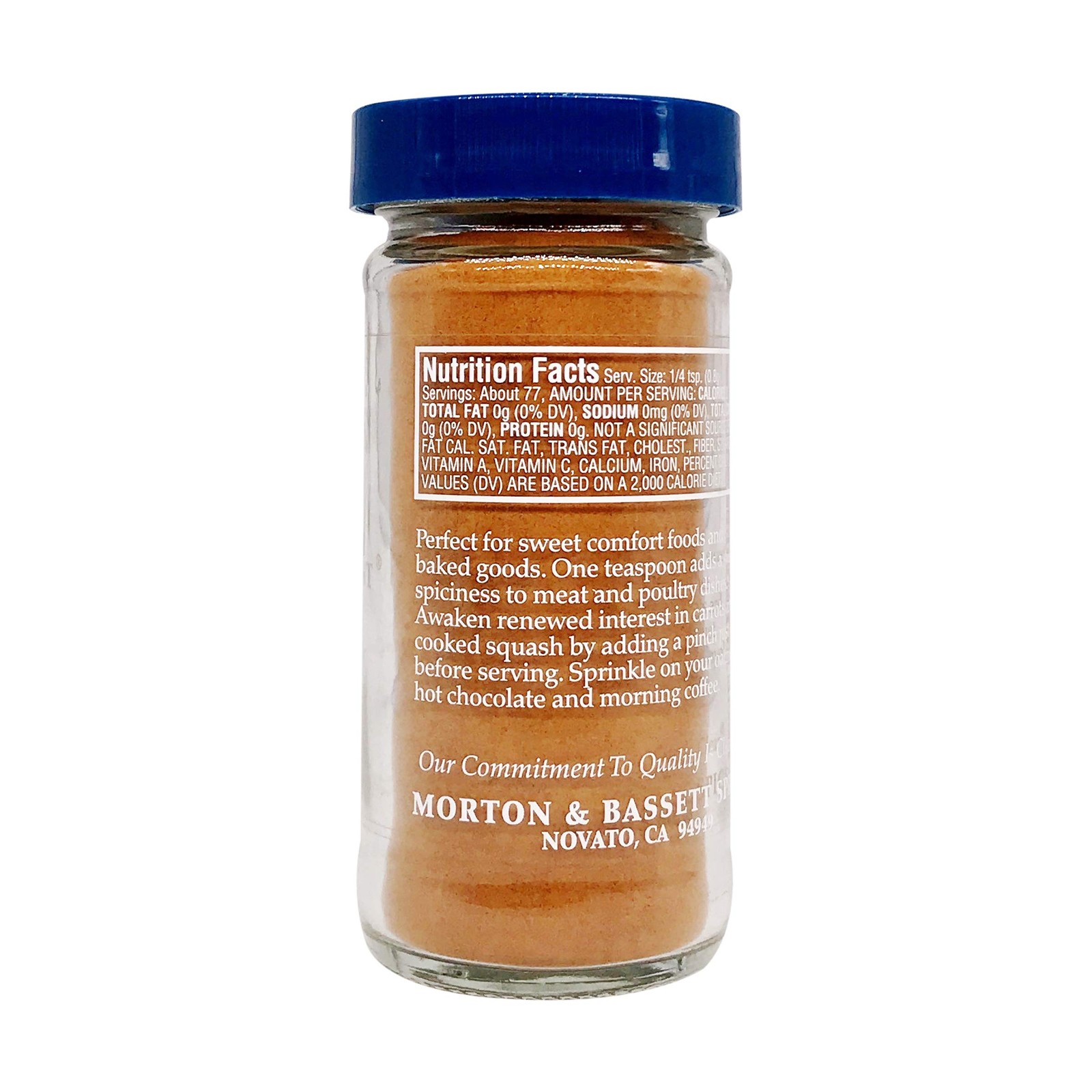 Ground Cinnamon Non-GMO Salt-Free Sweet Aromatic Spice 1.3 oz