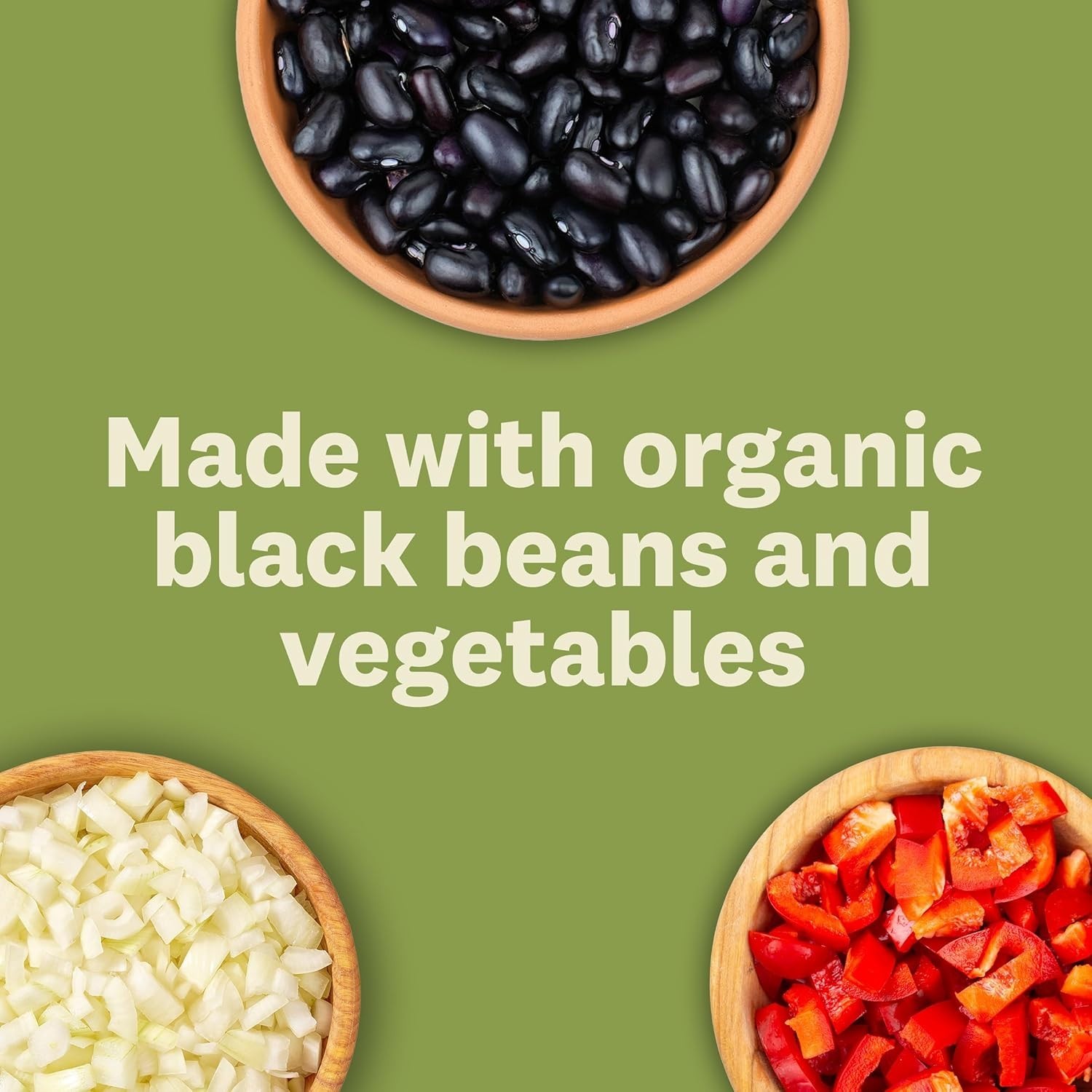 Organic Medium Black Bean Chili – 14.7 Oz Can, 12 Pack of Healthy Goodness