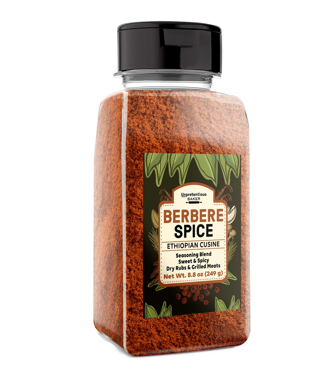 Berbere Spice Blend, 8.8 oz, Sweet & Spicy, Ethiopian Cuisine, Dry Rubs & Gri…