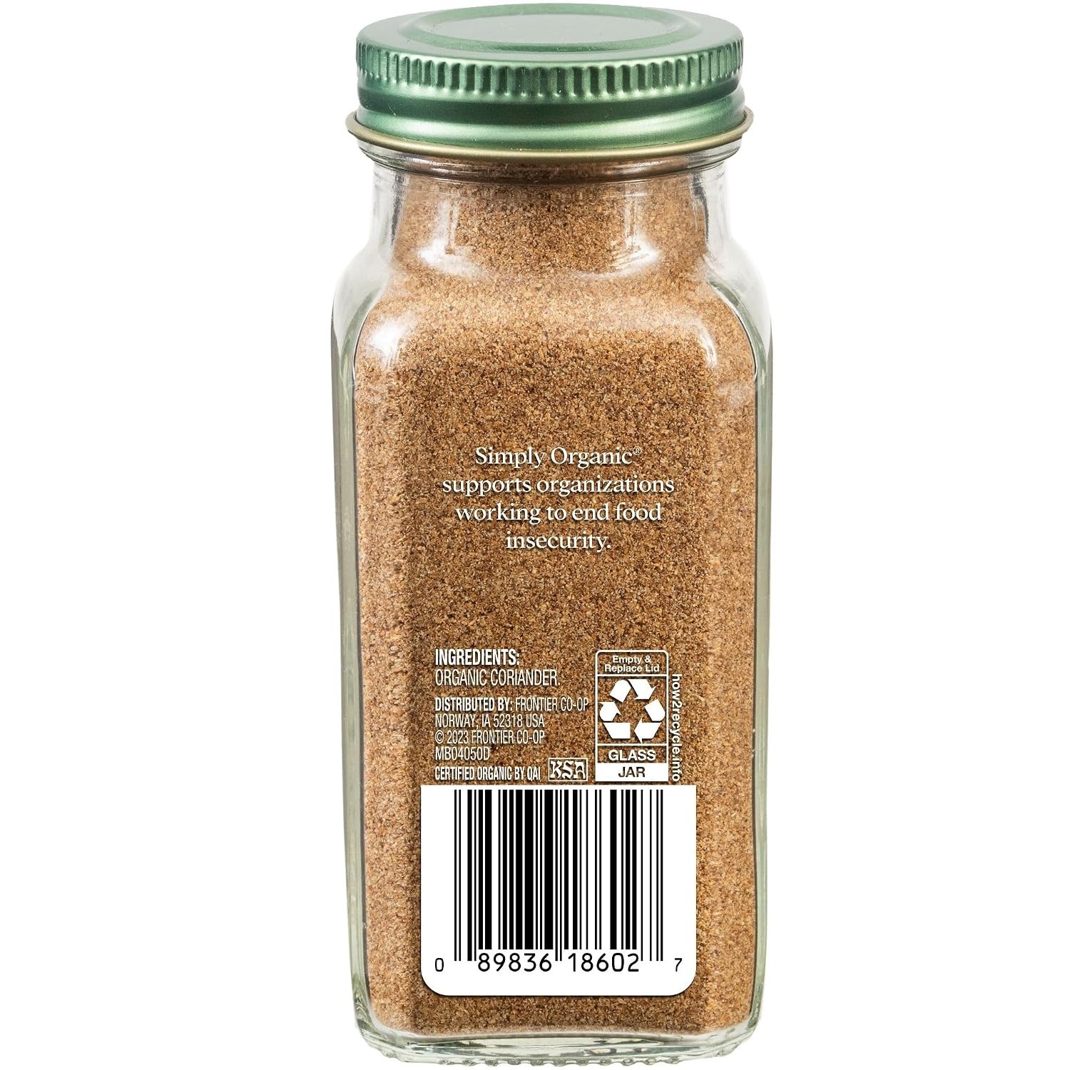 Ground Coriander Seed, 2.29-Ounce, Rich, Warm Earthy Yet Fruity Flavor, Brigh…