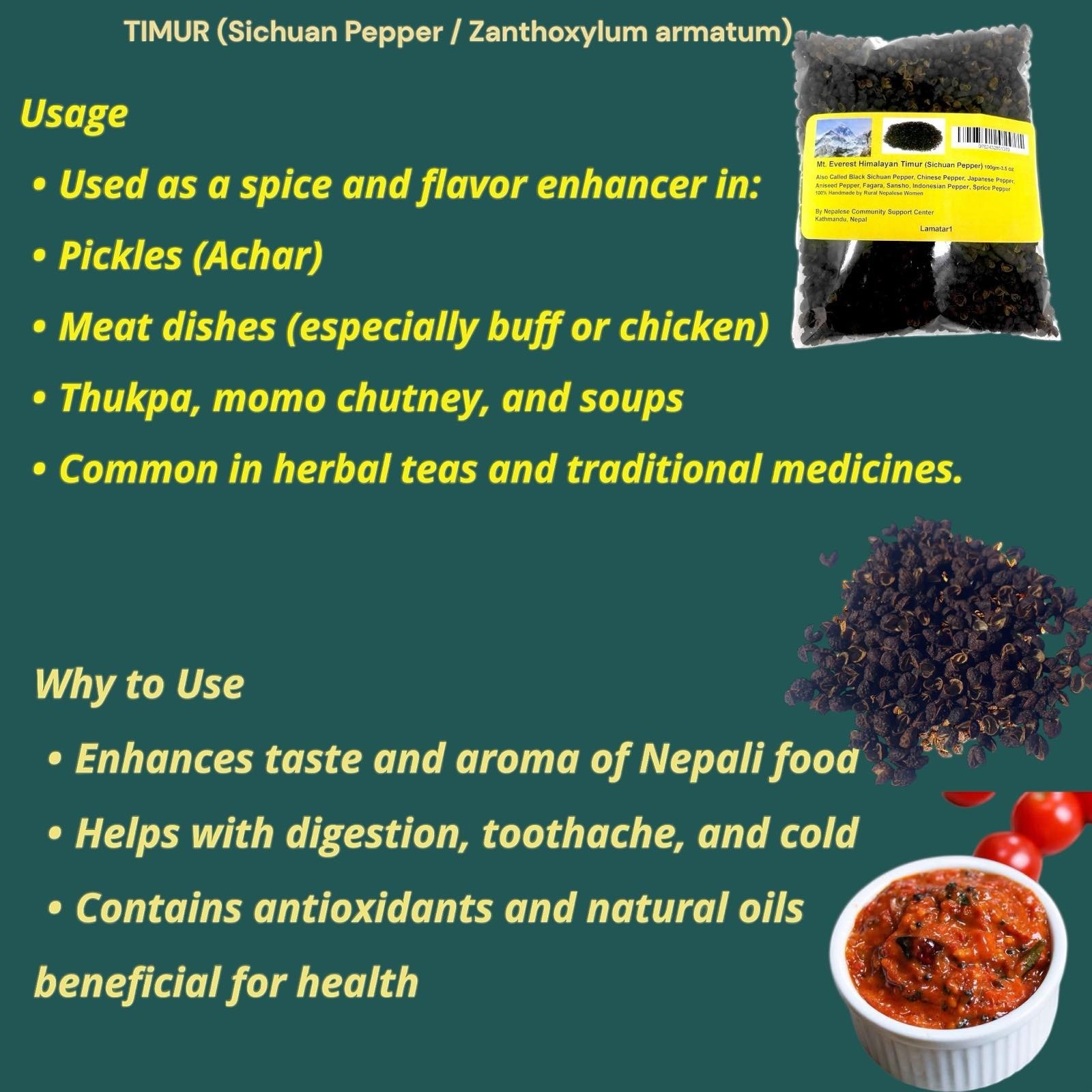 Century Momo Masala with Authentic Himalayan Jimbu & Timur (Sichuan Pepper) Set