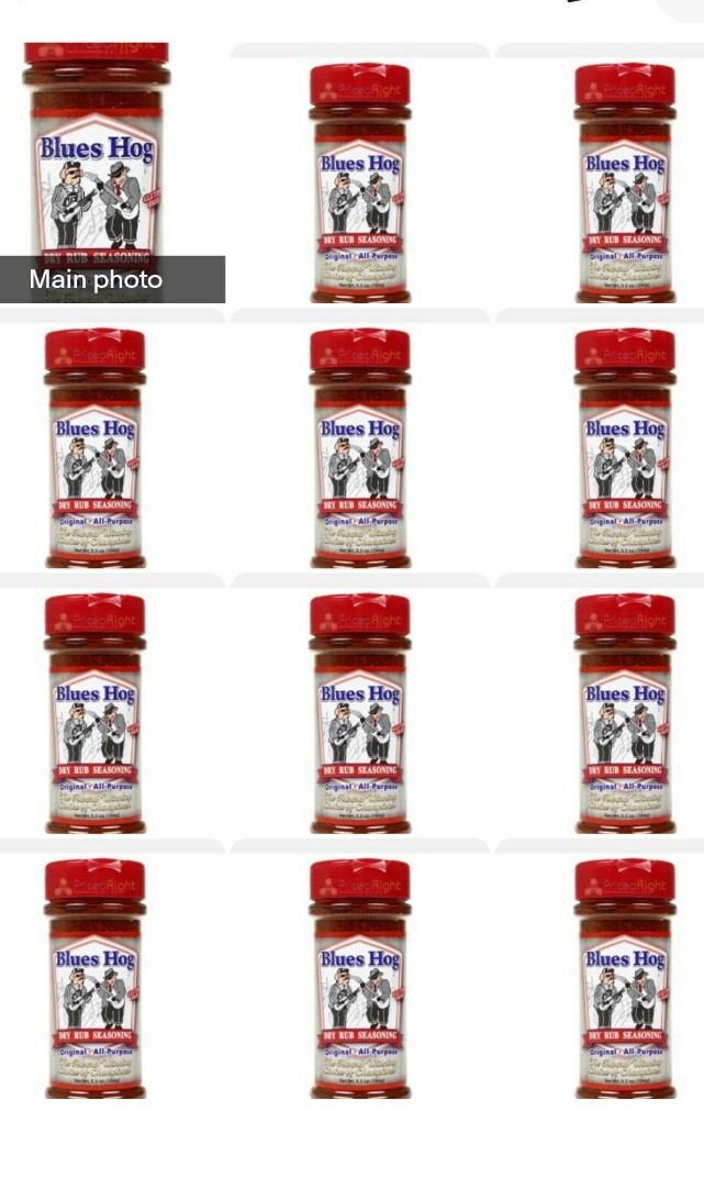 12 Blues Hog Dry Rub Seasoning All Purpose Spice 5.5 Oz Bottle Gluten Free BBQ
