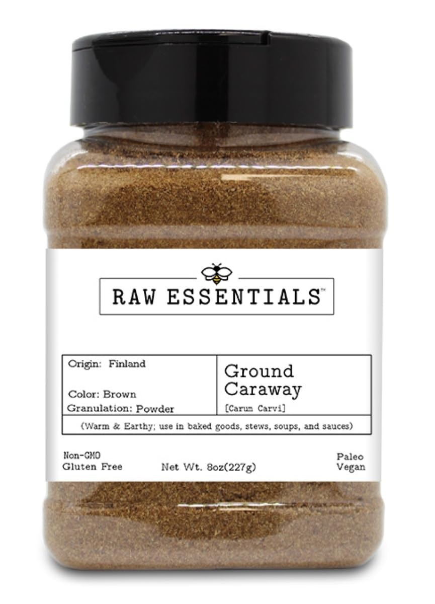 Ground Caraway Seeds Warm & Earthy Flavor Great for Baked Goods, Stews, Sou…