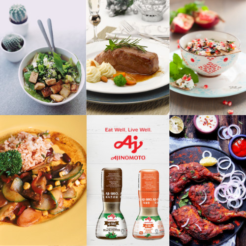 Ajinomoto Aji-Shio Flavoured White Black Pepper Refill 30 Packs x 40g| FREE GIFT