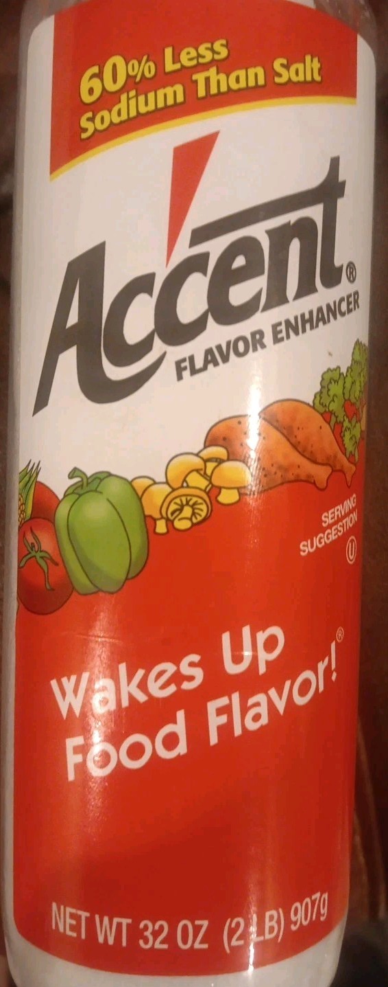 Brand New & Sealed ~ 2 Full Pounds Of Accent Flavor Enhancer MSG, Kosher, 32 oz