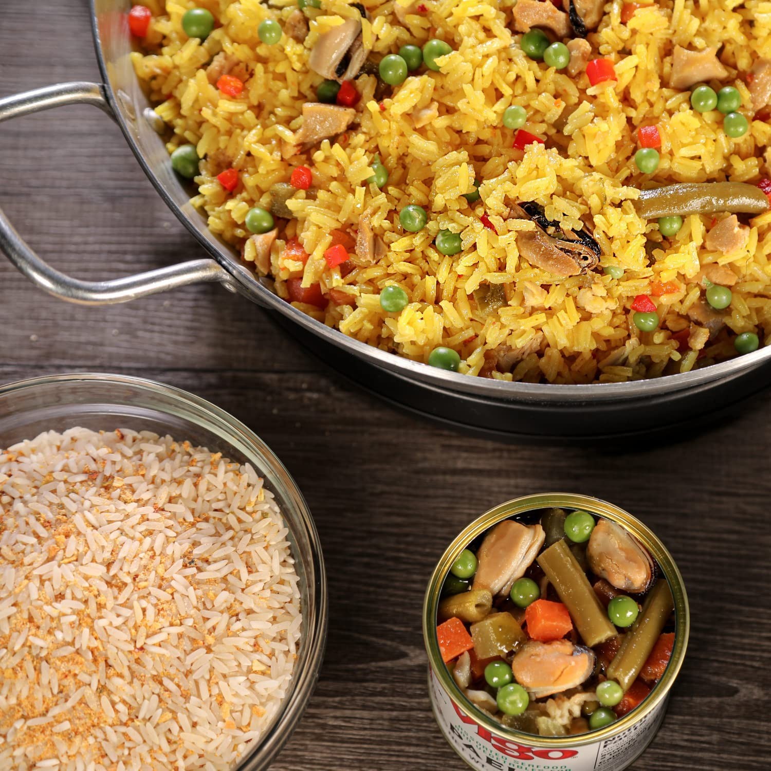 Paella Valenciana Rice Mix Pack of 6 Traditional Spanish Seafood Meal