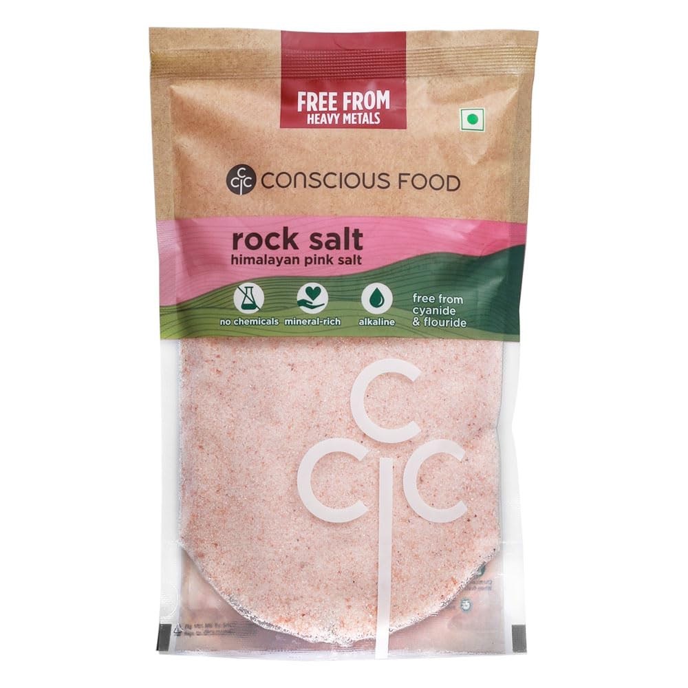 Conscious Food Rock Salt, Himalayan Pink Salt – 1 kg Free Shipping